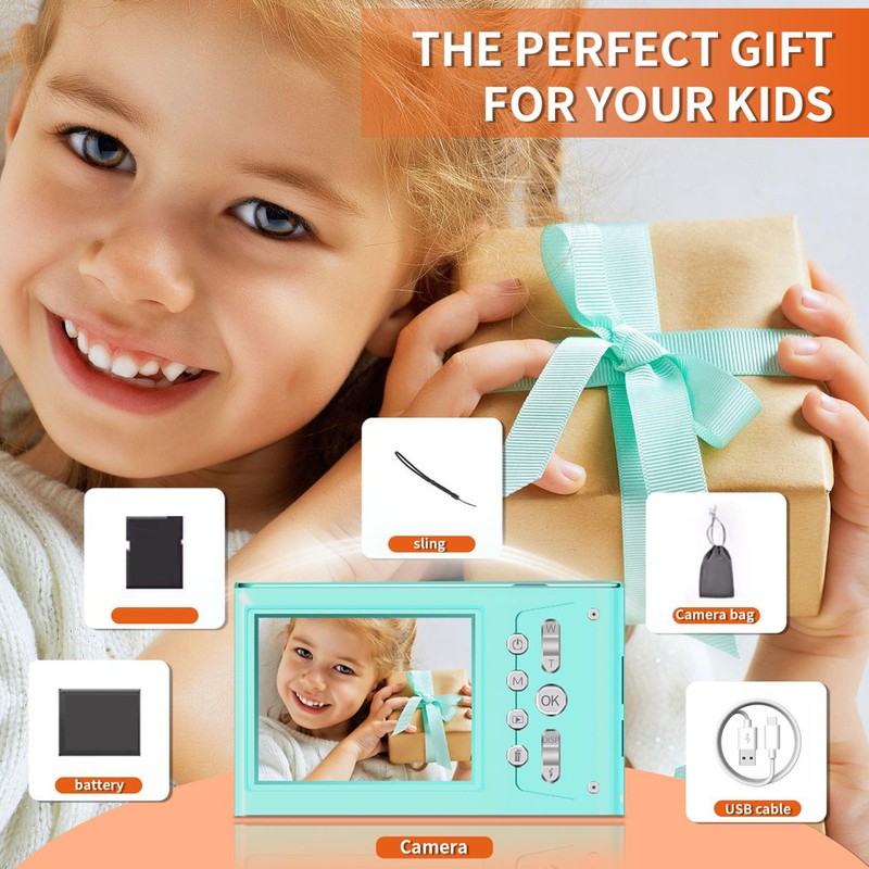 Digital Camera 1080P 48MP 16X Digital Zoom Prevents Shake Face