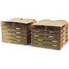 100-Pack Gold Foil Party Favour Gift Boxes, 6 x 6