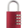 ABUS 145/20 Combination Lock, Solid Aluminium Padlock, Blue