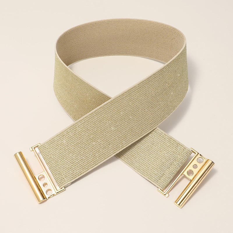 VONMELLI Wide Elastic Stretch Belt for Women - Trimmer Stretch