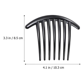 3 Pcs Plastic Hair Side Combs French Twist Comb Tortoise Side Combs Hair Clip Comb Accessories with Seven Teeth for Women Girls Hair Combs Styling Tools and Appliances
