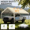 12'x20' Carport Replacement Canopy Cover,Waterproof & UV (Only Top Cover)