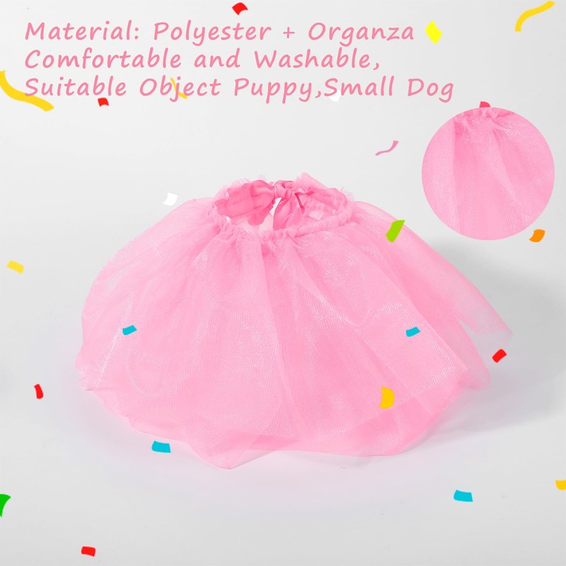 Dog Tutu Pink Tutu for Dogs, Cute Dog Dresses for