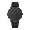 s.Oliver 2033497 Men's Quartz Watch Analogue with Leather Strap, Black,