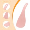 sourcing map 4pcs Plastic Rice Paddle Non-Stick Rice Spoon Stand-up