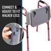 DMI Walker Tray, Rollator Tray, Mobility and Walker Accessory Tray