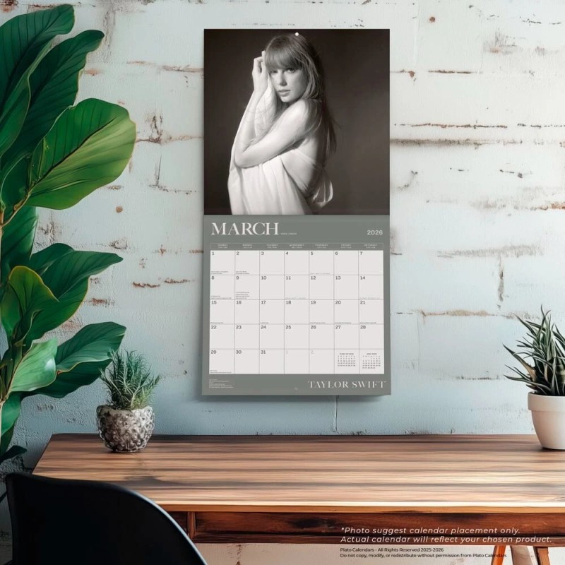 Plato Taylor Swift | 2026 12x24" 18 Months Square Wall