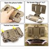LThyzszb Tactical Vest Phone Holder Plate Carrier Phone Mount, Universal