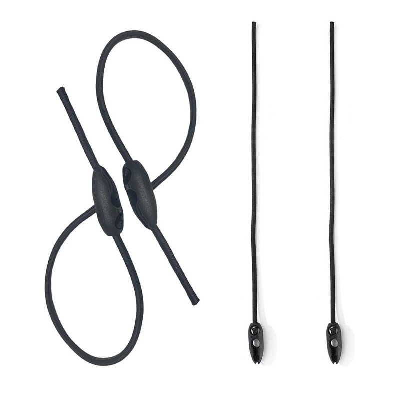 ArrErr 5 Pack Adjustable Bungee Cords with Clips Self Bite