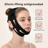 Faja para Papada Mujer, Banda Facial Ajustable Reutilizable | Correa