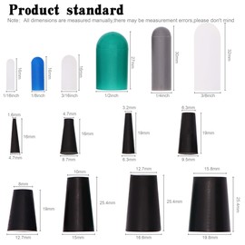 Taukealugs 170pcs High Temp Silicone Rubber Cap & Plug Assortment - Masking System Kit for Powder Coating, Painting, Anodizing, Plating & Media Blasting