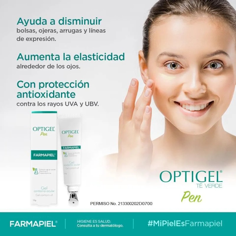 Farmapiel Optigel Pen Gel Contorno de Ojos 15g | Anti