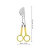6 Inch Duckbill Scissors Stainless Steel Blades Duckbill Applique Scissors