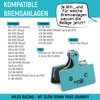 Miles Racing E-Bike Disc Brake Pads Semi-Metallic for Shimano XTR,