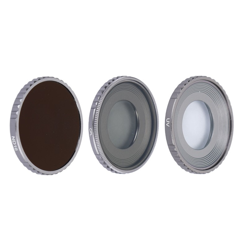 3pcs Camera ND Filter Kit UV CPL ND16 Action Camera