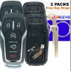 USAKEYS 2 Shell Case Remote Key Fob For 2015-2017 Ford