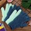 2 Pairs Microfiber Gloves for Plants Auto Dusting Gloves Washable