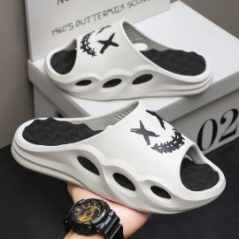 2027 NEW KJ New Trendy Slides for Outdoor Non-slip Soft Platform Slippers Sportly Slippers for UnisexColor: White, EUR Size: 43/44
