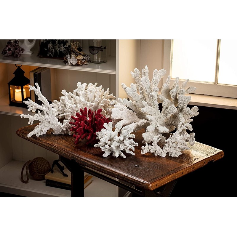 Abbott Collection 20-SEASHORE/25 Large White 3D Starfish Decorative Resin Figurine