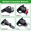 Zero Turn Lawn Mower Hitch with 2" Receiver，6mm Thicker Heavy