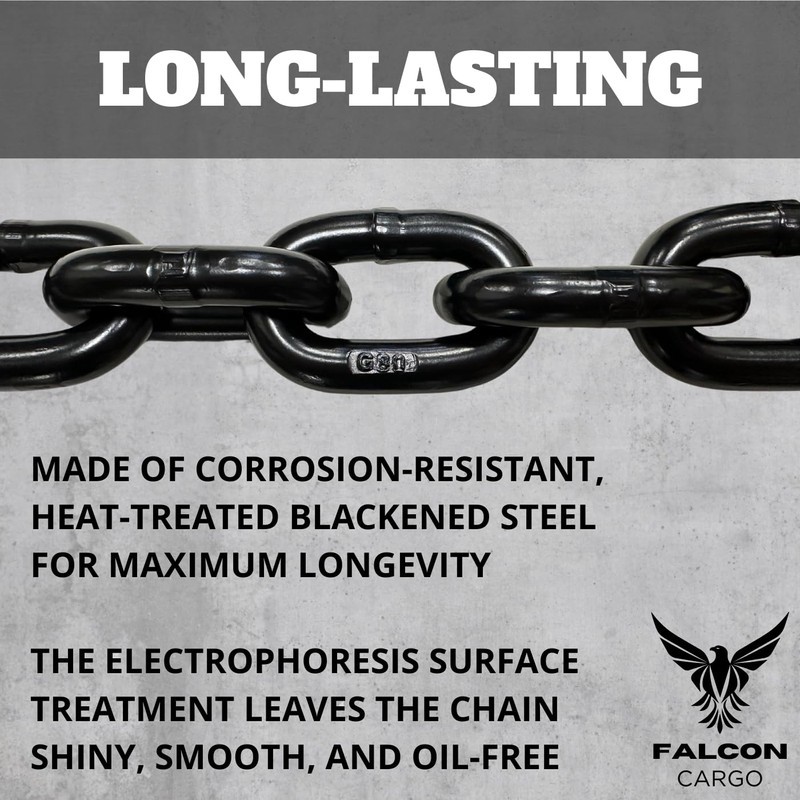 Falcon Cargo 1/2" X 10' Grade 80 Transport Binder Chain