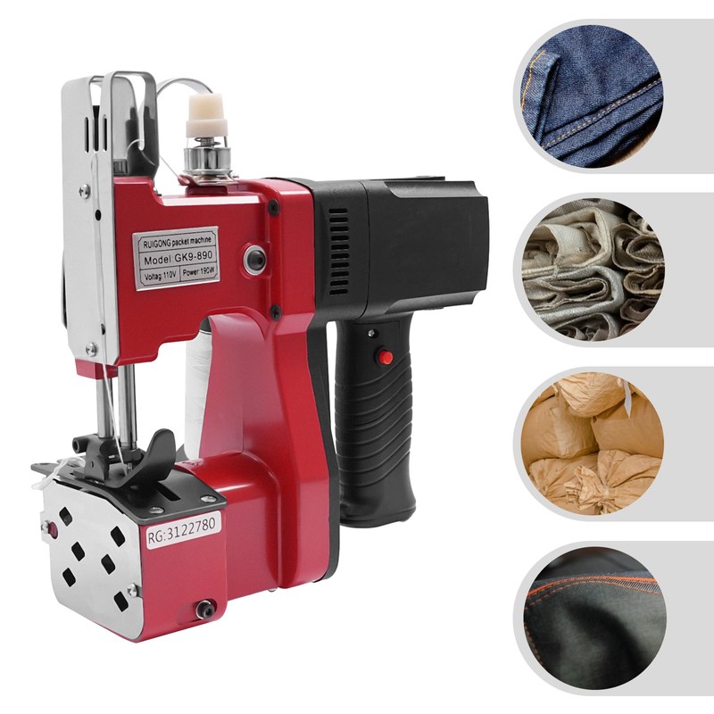 Portable Electric Sewing Machine, Leather Canvas Sewing Machine Industrial Bag