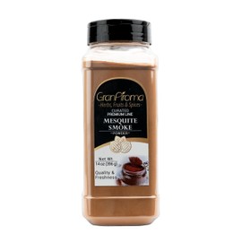 GranAroma Mesquite Smoke Powder, Bold Seasoning for BBQ, Meats, and Grilling (14 Ounce)