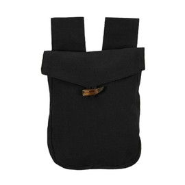 HEMAD Widia Medieval Cotton Belt Bag Button, black
