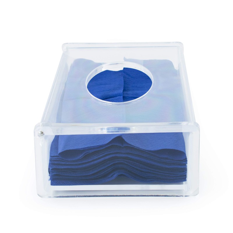 TRIXES Large Tissue Box Clear Acrylic