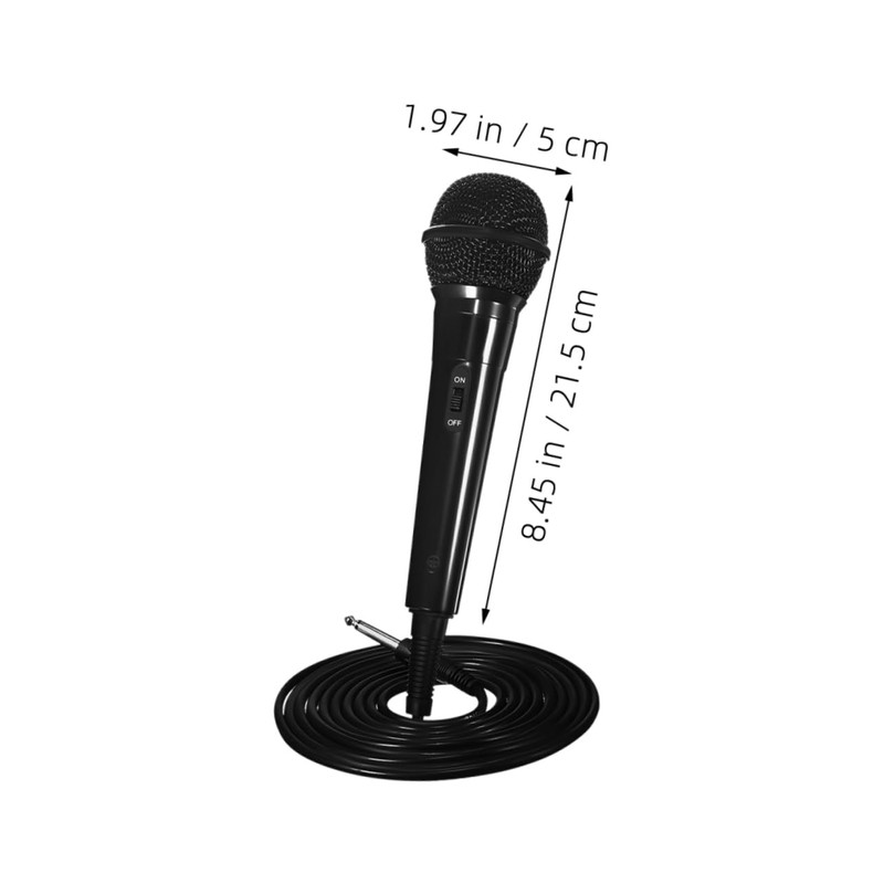 Levemolo 2pcs Handheld Wired Microphone Dynamic Vocal Mic for Singing