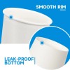 RACETOP 8oz 12oz Single Wall Disposable Coffee Cups 500 Pack