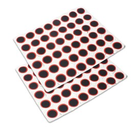 COYUN 96 Stück Fahrradreifen Flicken Set, Fahrrad flickzeug, Fahrrad reparaturset, Rundes Fahrradreifen Patch Kit, Fahrrad Flickzeug für Reifen Fahrrad Schlauch(Enthält keinen Gummikleber)