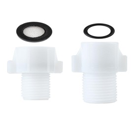 XINSENYUE 7/8'' Female Pipe Adapter to 1/2'' Male, 1/2" Female to 7/8" Male Hose Connector, Faucet Connector with Stainless Steel Filter, for Outdoor Faucet, Bidet, Toilet Fill Valve, Hose Dispenser