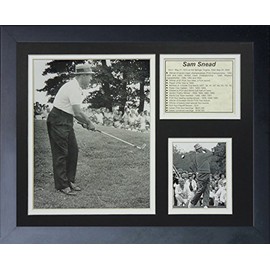 Sam Snead 11" x 14" Framed Photo Collage by Legends Never Die, Inc.