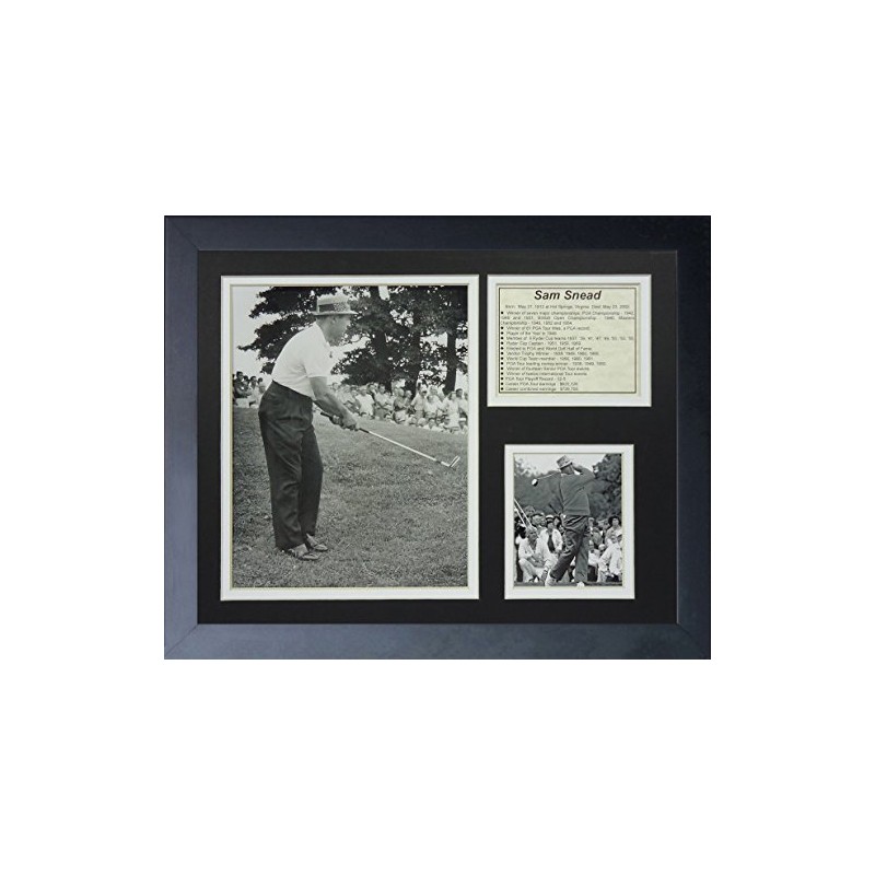 Sam Snead 11" x 14" Framed Photo Collage by Legends