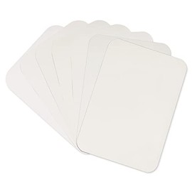 TIDI Choice Tray Covers, White (Case of 1,000) - Heavyweight Bond, 8.5" x 12.25", Fits Ritter Size B Dental Trays - Essential Medical Supplies and Dental Consumables - Bulk Dental Tray Covers (917511)