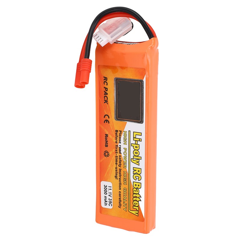 11.1V 3000mAh 35C Lithium Battery with Banana 3.0 Plug Long