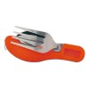 Wallis Cubiertos Portátiles Campismo 2 Pzs Naranja K900959 Wallis