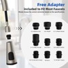 Hibbent Pull Down Kitchen Faucet Head Replacement, 4 Function LED