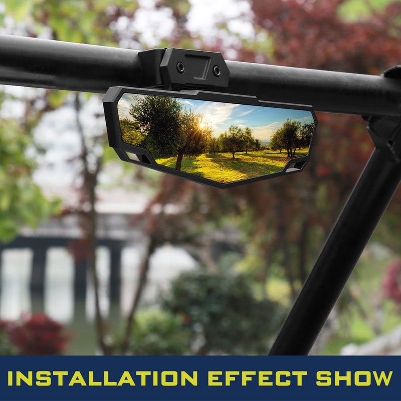 SHEJISI RZR PRO Rear View Mirror,Easy to Install,Solid Quality,Compatible with