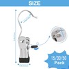 Pinzas para Ropa de Acero Inoxidable, 15 Perchas Clip para