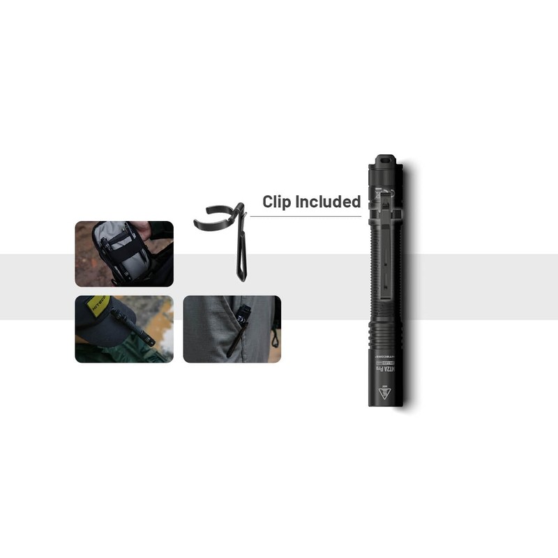 Nitecore MT2A Pro EDC Flashlight, 1000 Lumen, USB-C Rechargeable, 2X