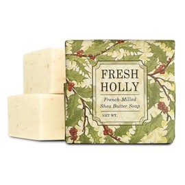 Greenwich Bay Mini Botanical Soap Bars – 12 Pack 1.9 oz Each – Individually Wrapped Guest Soaps for Airbnb, Spa, Travel, Bath – Travel Size Bar Soap Set, Fresh Holly