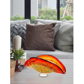 Dale Tiffany AV13100 Art Glass Vase from Indiana Collection in Multi Finish, 7.00 inches, Multicolor