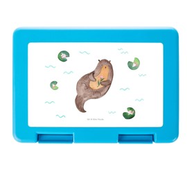 Mr. & Mrs. Panda Otter Water Lily Lunch Box, Gift Box, River, Lunch Box, Otter Sea Otter, Lake Otter, Snack Box, Lunch Box