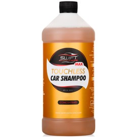 Swift Touchless Car Shampoo MAX Concentrate (32 Oz) - No Brushing Required, High Foaming Car Soap, Heavy Duty, Auto Detergent for Foam Cannon, Works on Cars, Trucks, RVs, Upholstery & More!