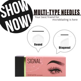 Signal Embo Microblading Needles for Permanent Makeup and Eyebrow Tattoos Prep by Amber Lash for Professionals (1625)