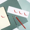 4 x Small 50mm 'Origami Snake' Permanent Sticker Decals for