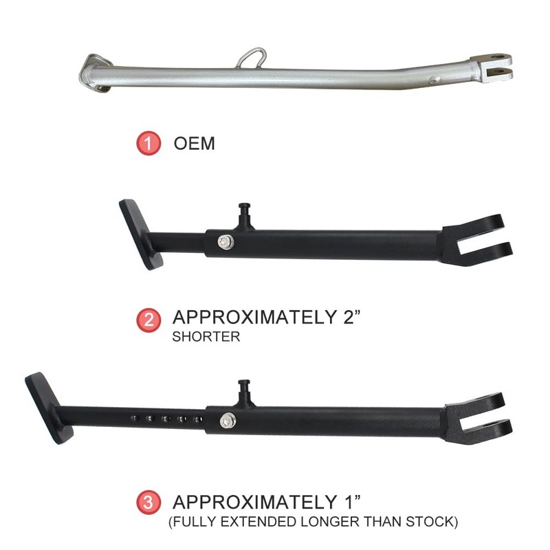 Xitomer 0-3 '' Adjustable Kickstand Fit for WR250X &WR250R 2008-2020,