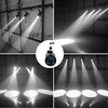 Disco Ball Spotlight 2 Pack, AQOOL Mini Pinspot Lights 5W